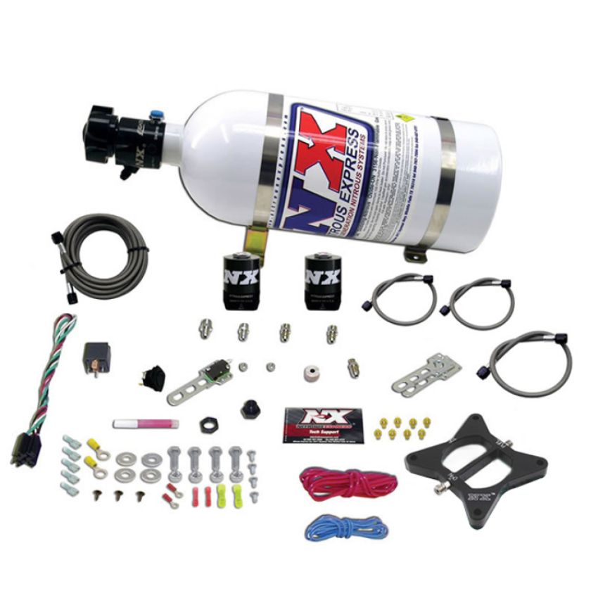 Nitrous Express 20946-10 4.6L 2 VALVE PLATE SYSTEM WITH 10LB BOTTLE
