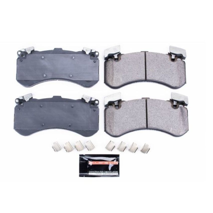 PowerStop Z23-1575 PowerStop - Z23 Daily Driver Carbon-Fiber Ceramic Brake Pads with Hardware Kit