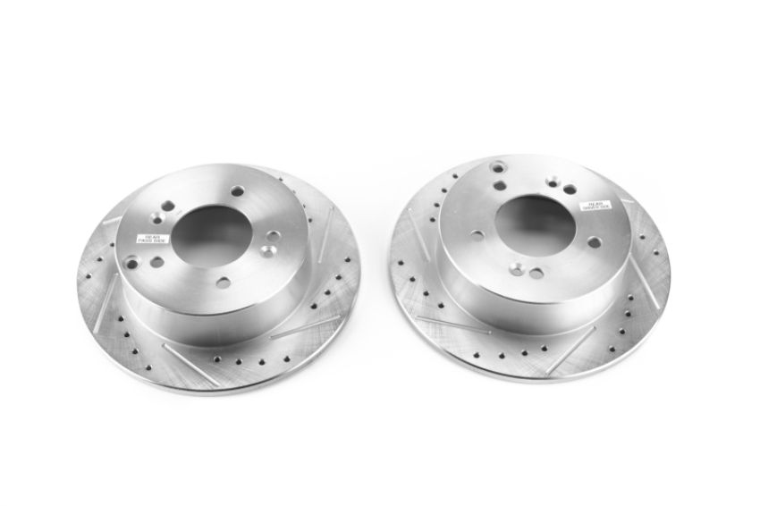 PowerStop JBR1380XPR PowerStop Evolution Performance Drilled, Slotted & Plated Brake Rotor Pair