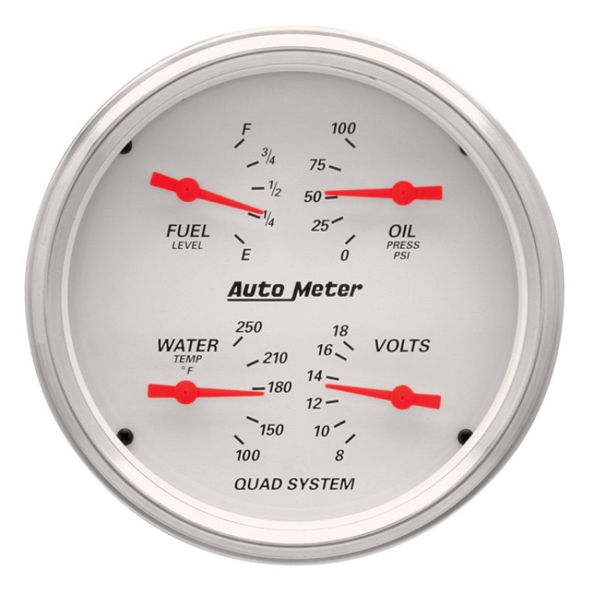 AutoMeter 1303 GAUGE KIT, 2 PC., QUAD & SPEEDOMETER, 5