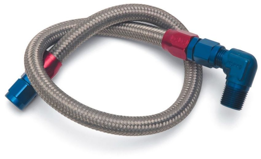 EDELBROCK EDE8123 SBC S/S Braided Fuel Line Kit