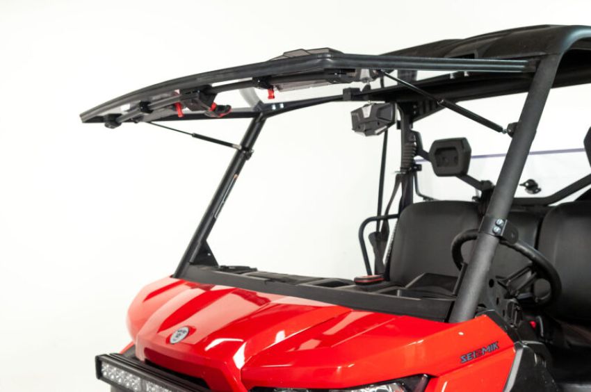 Seizmik 50-50247KIT 16-23 Can Am Defender HD5-HD10/MAX Windshield Flip Up Vented