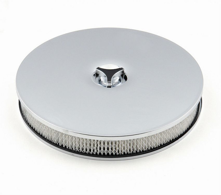 MR. GASKET MRG4339 14in Chrome Air Cleaner