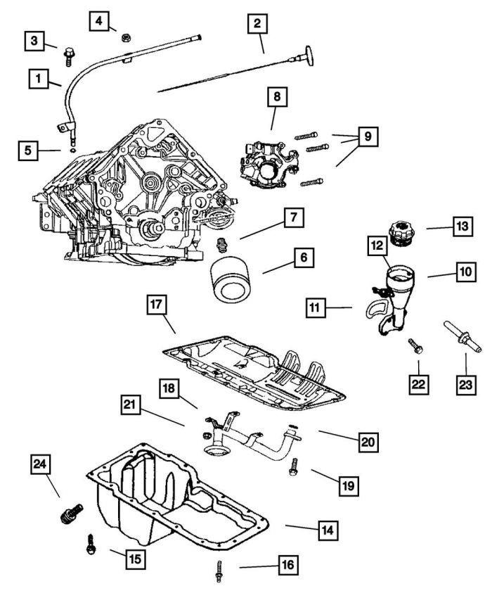 Mopar 53020890 HOUSING, Oil Fill