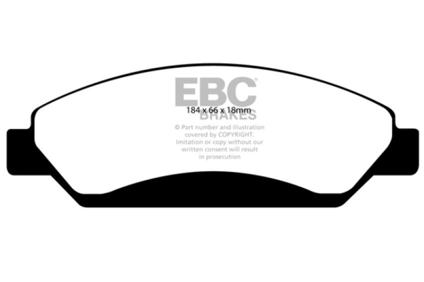 EBC Brakes DP61742 6000 Series Greenstuff Truck/SUV Brakes Disc Pads