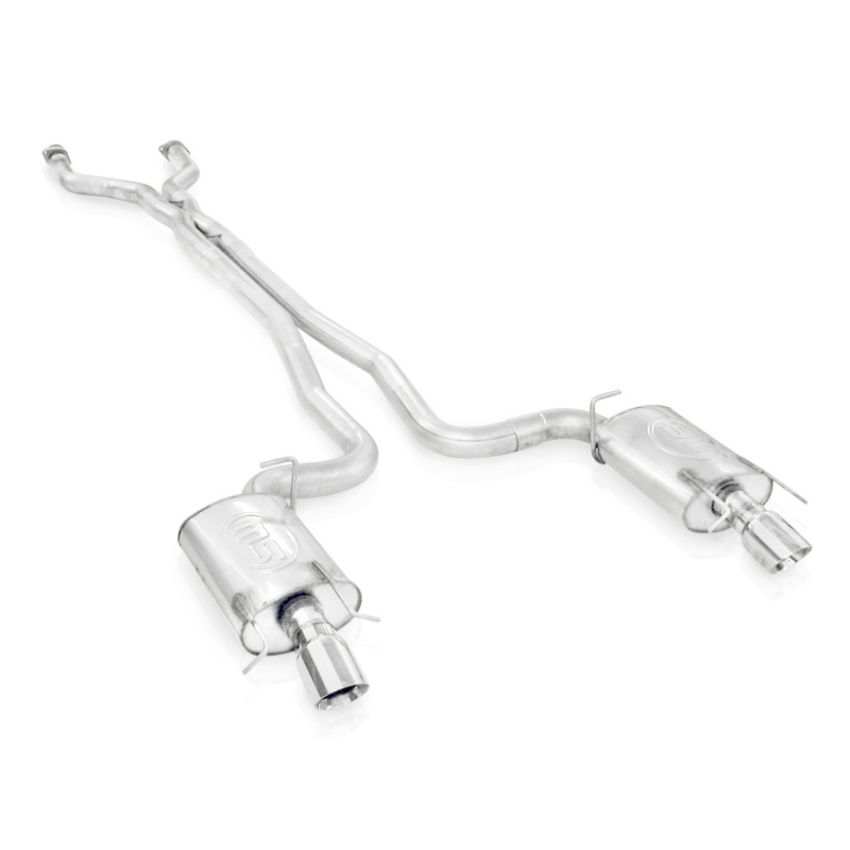 Stainless Works CTSV9CB 2009-15 Cadillac CTS-V Sedan 3in Catback System X-Pipe S-Tube Mufflers 4in Tips