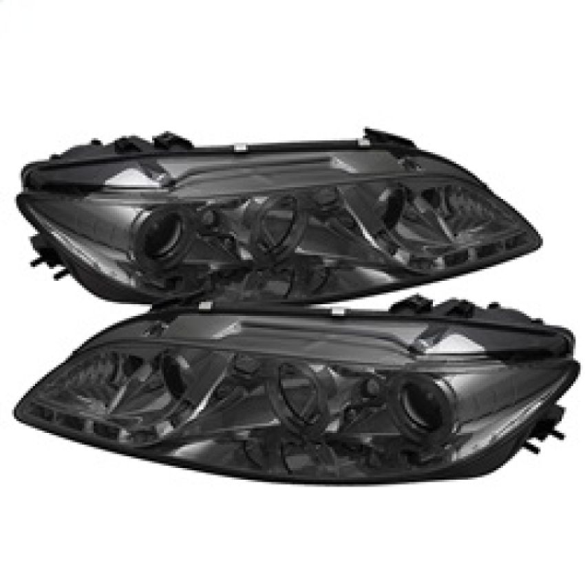 SPYDER 5042545 Projector Headlights - LED Halo - DRL - Smoke