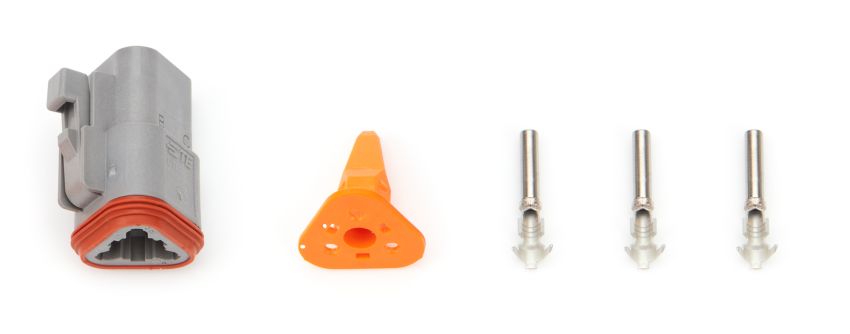 QUICKCAR RACING PRODUCTS QRP71-330 Plug Deutsch 3 Pin