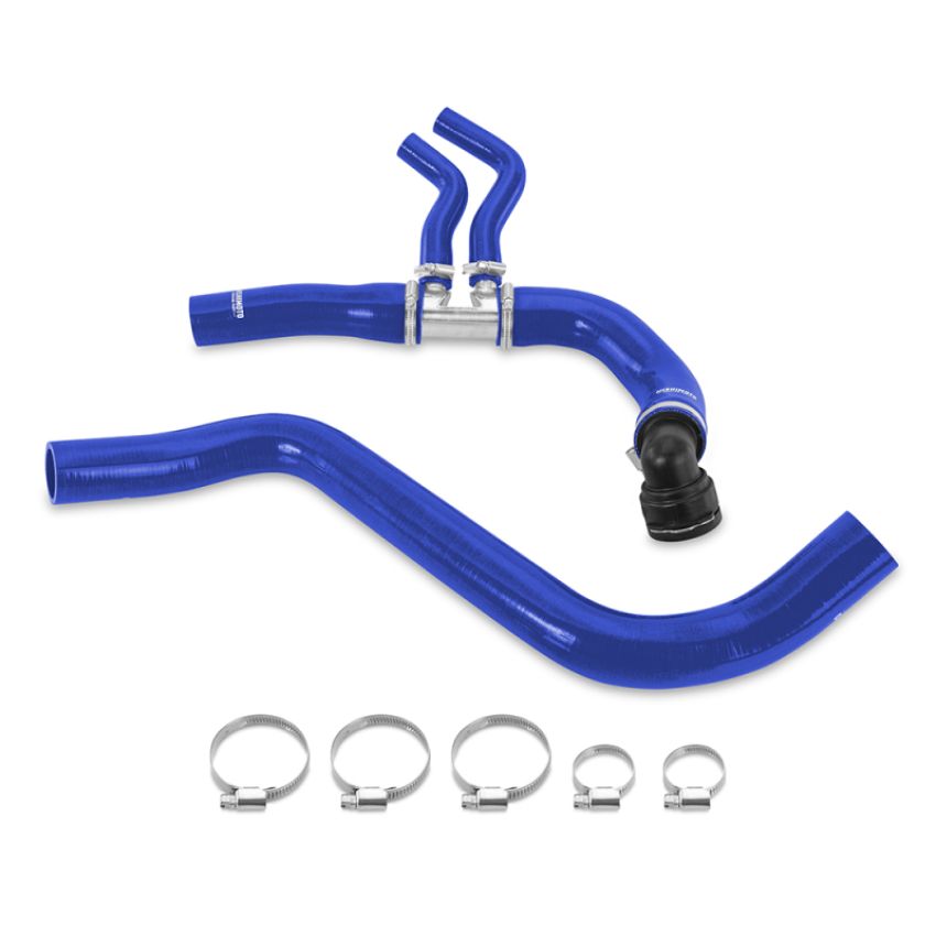 Mishimoto MMHOSE-X35T-15BL 15-17 Ford Expedition 3.5L EcoBoost Silicone Radiator Hose Kit - Blue