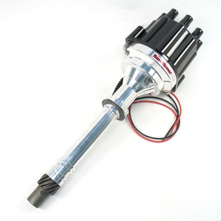 PERTRONIX IGNITION PRTD200800 Chevy V8 Billet Marine Dist. w/Blk Cap