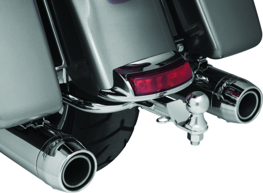 Kuryakyn 7657 Receiver Hitch  14-up Touring Models Black & Chrome