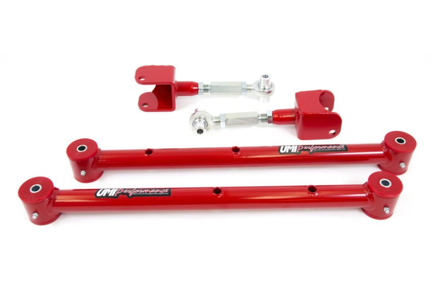 UMI Performance 401517-R 68-72 GM A-Body Lower Control Arm & Adjustable Upper Control Arm Kit