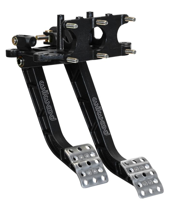 Wilwood 340-13836 Adjustable Dual Pedal - Brake / Clutch - Rev. Swing Mount -6.25:1 Brake 5.1:1 Clutch