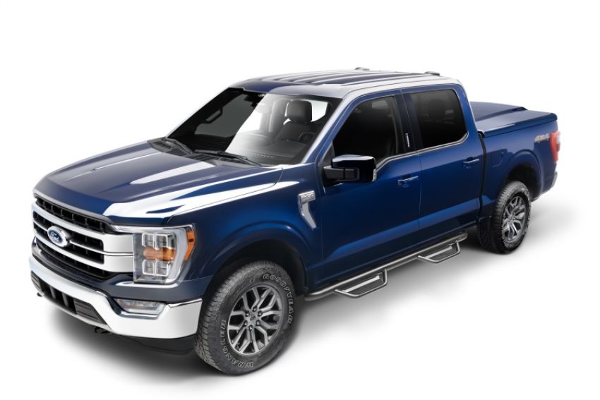 N-Fab HPF1585CC-TX Podium LG 15-17 Ford F-150 SuperCrew - Tex. Black - 3in