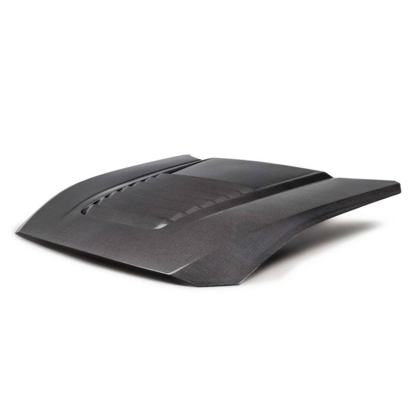 Anderson Composites AC-HD24FDMU-GT5-DS 2024 Ford Mustang S650 Double-Sided Carbon Fiber Hood