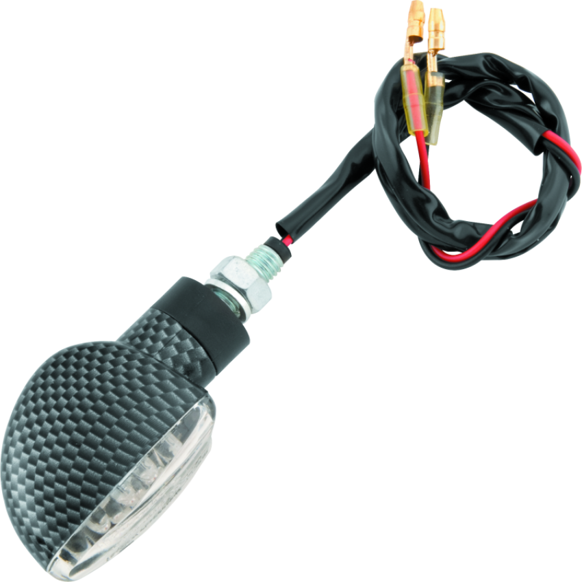 BikeMaster 266229 LED Spade Pair Carbon