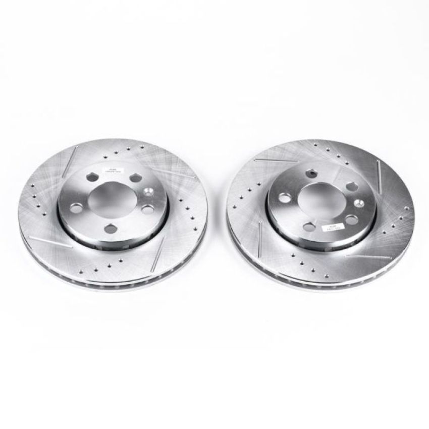 PowerStop EBR647XPR PowerStop Evolution Performance Drilled, Slotted & Plated Brake Rotor Pair