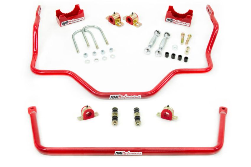 UMI Performance 644043-R 73-87 GM C10 Front and Rear Sway Bar Kit