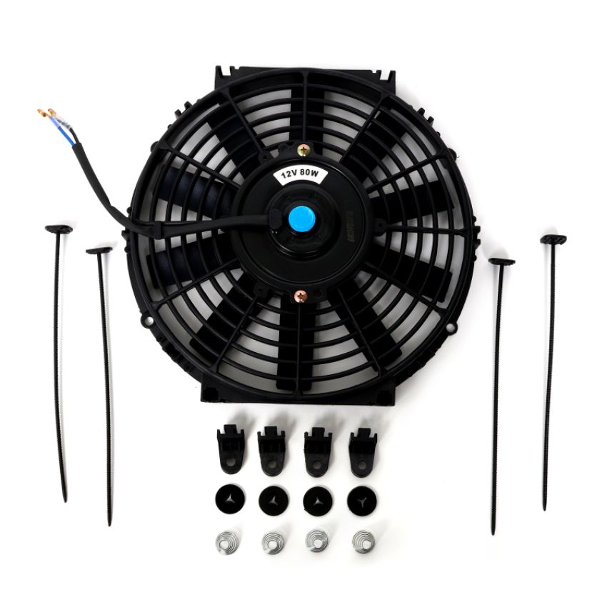 BLOX Racing BXCC-00001-BK 10inch Electric Slim Fan - Black