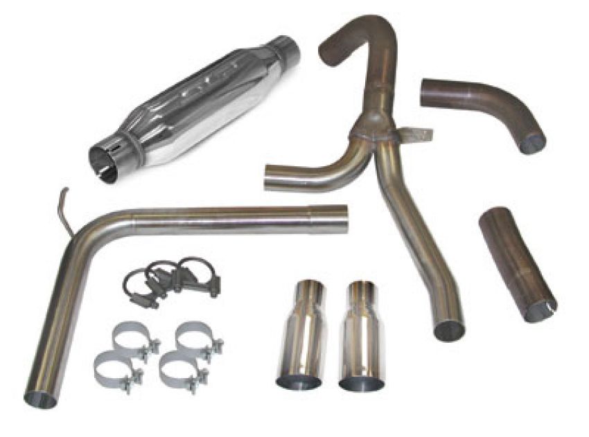 SLP 31042A 1998=2002 Chevrolet Camaro LS1 LoudMouth Cat-Back Exhaust System w/ 3.5in Slash Cut Tips