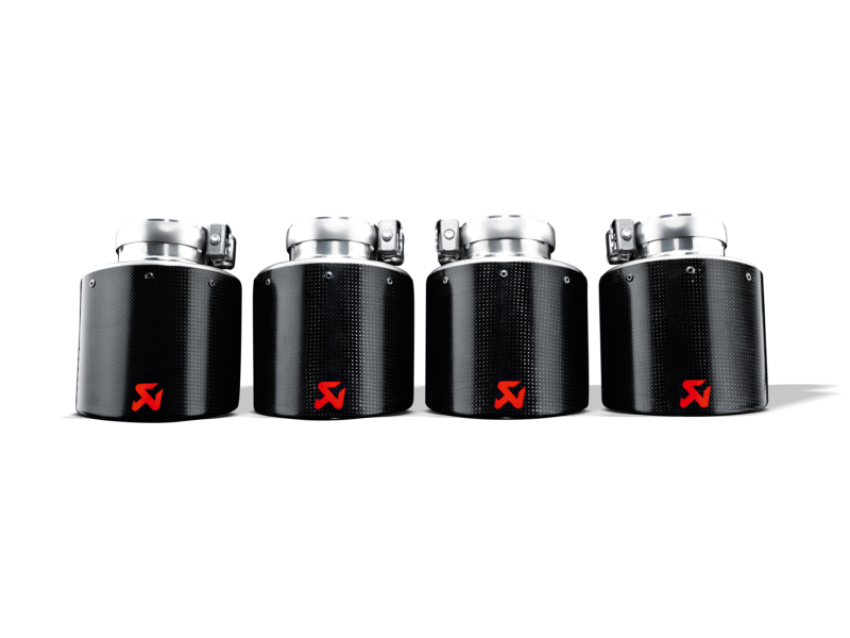 Akrapovic TP-CT/1 Tail pipe set (Carbon,dia 115 mm)