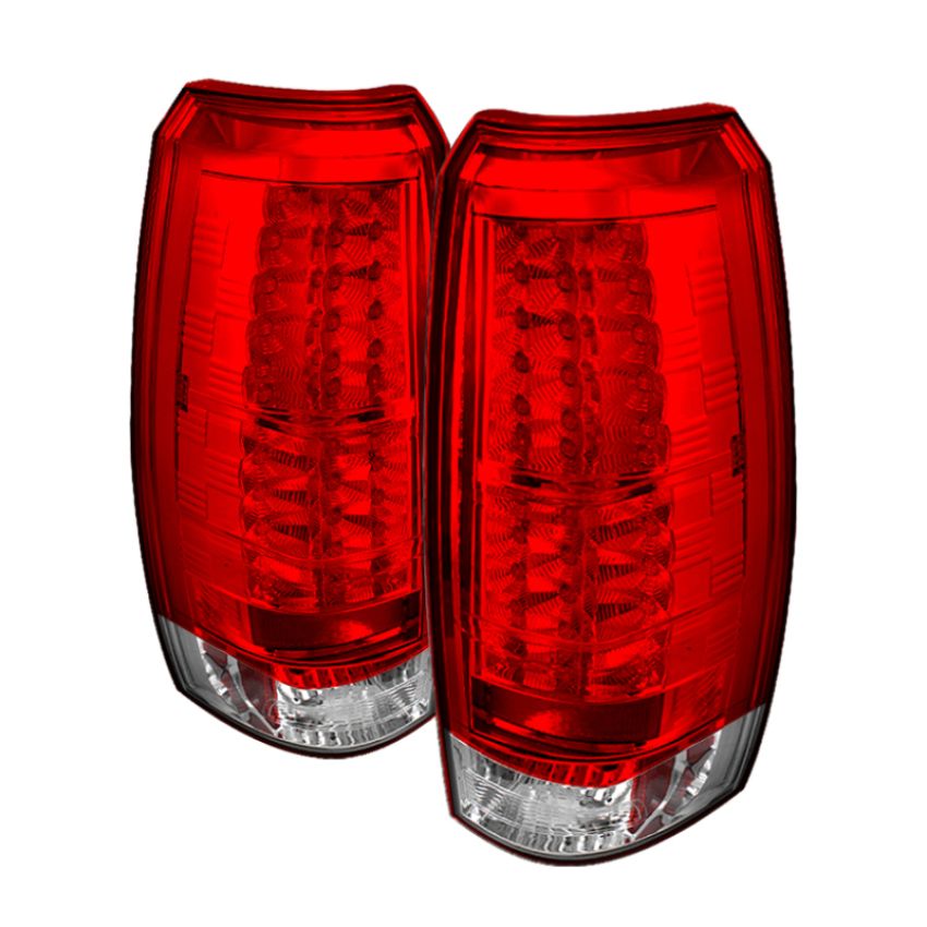 SPYDER 5032478 LED Tail Lights - Red Clear