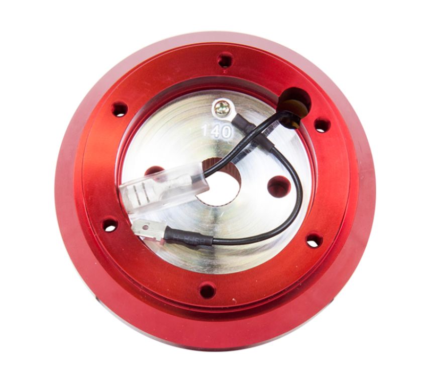 NRG Short Hub Adapter S13 / S14 Nissan 240 - Red