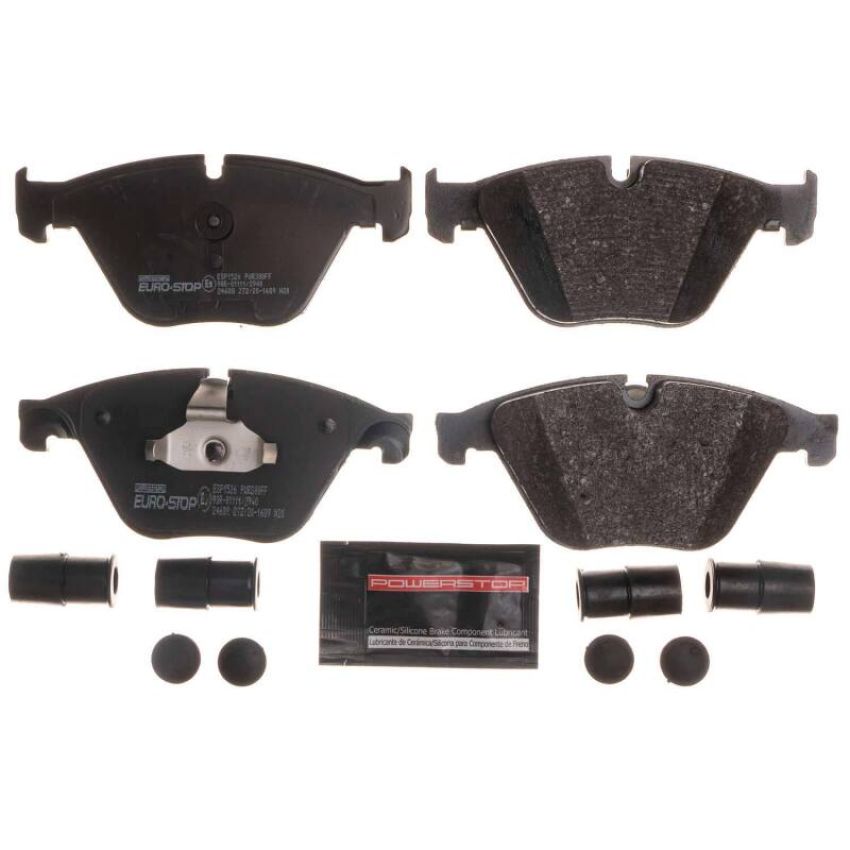 PowerStop ESP1526 EuroStop ECE-R90 Certified Brake Pad Set