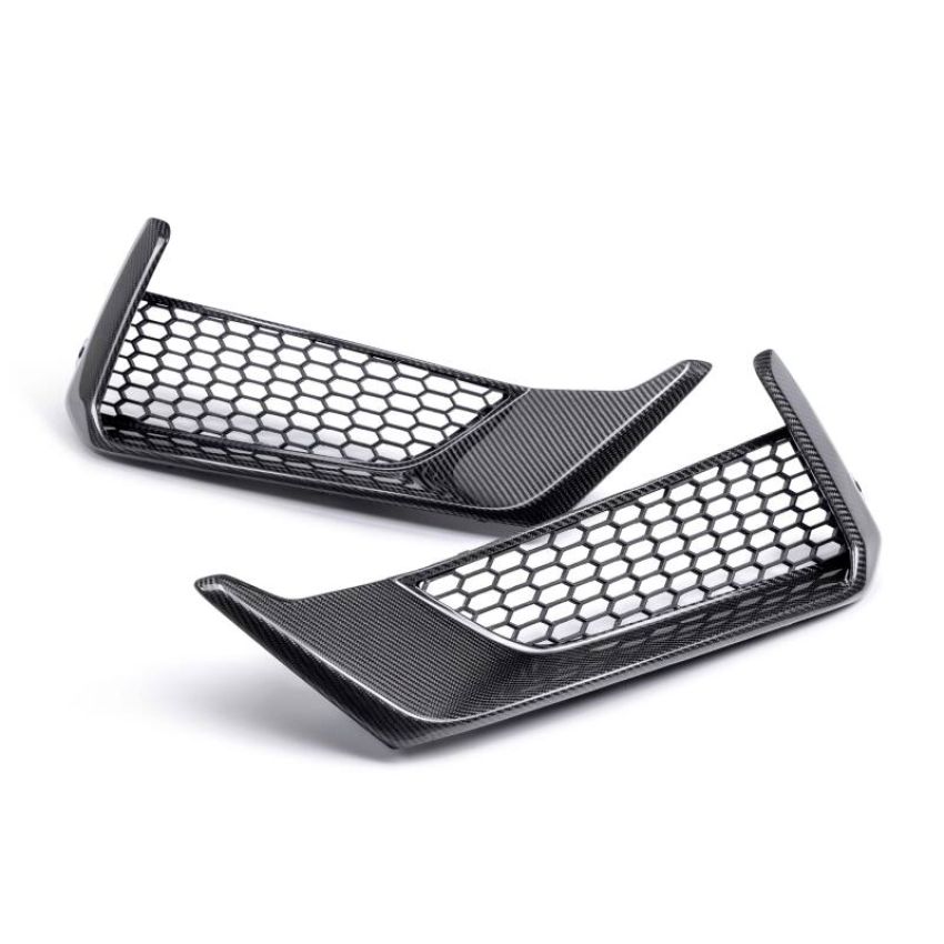 Anderson Composites AC-FBI24FDMUDH 2024 Ford Mustang Dark Horse Carbon Fiber Front Bumper Inserts