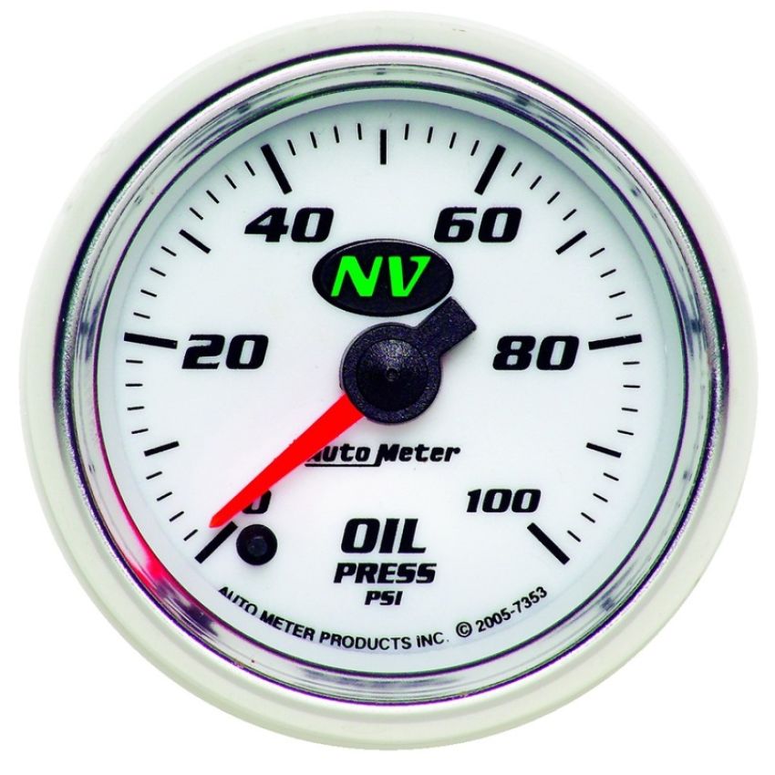 AutoMeter 7353 GAUGE, OIL PRESSURE, 2 1/16