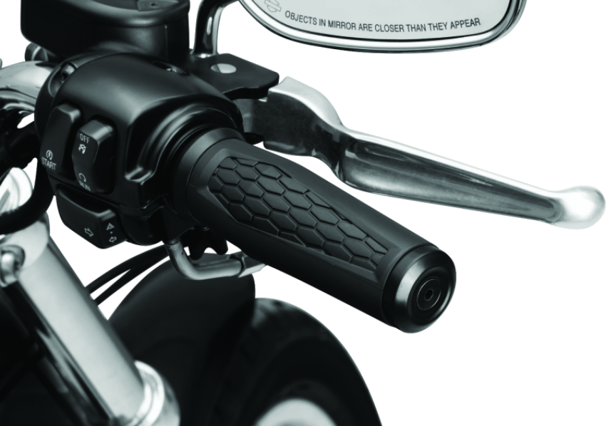 Kuryakyn 5921 Hex Grips Dual Cable Black
