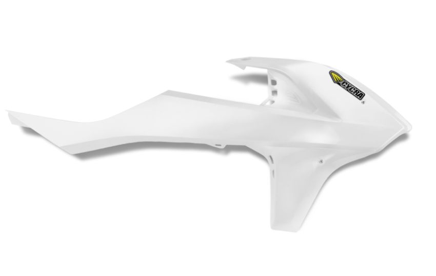 Cycra 1CYC-1901-42 16-19 KTM 125-500 SX/XC/SX-F/XC-F/XC-W/XCF-W/EXC-F Powerflow Radiator Shrouds - White
