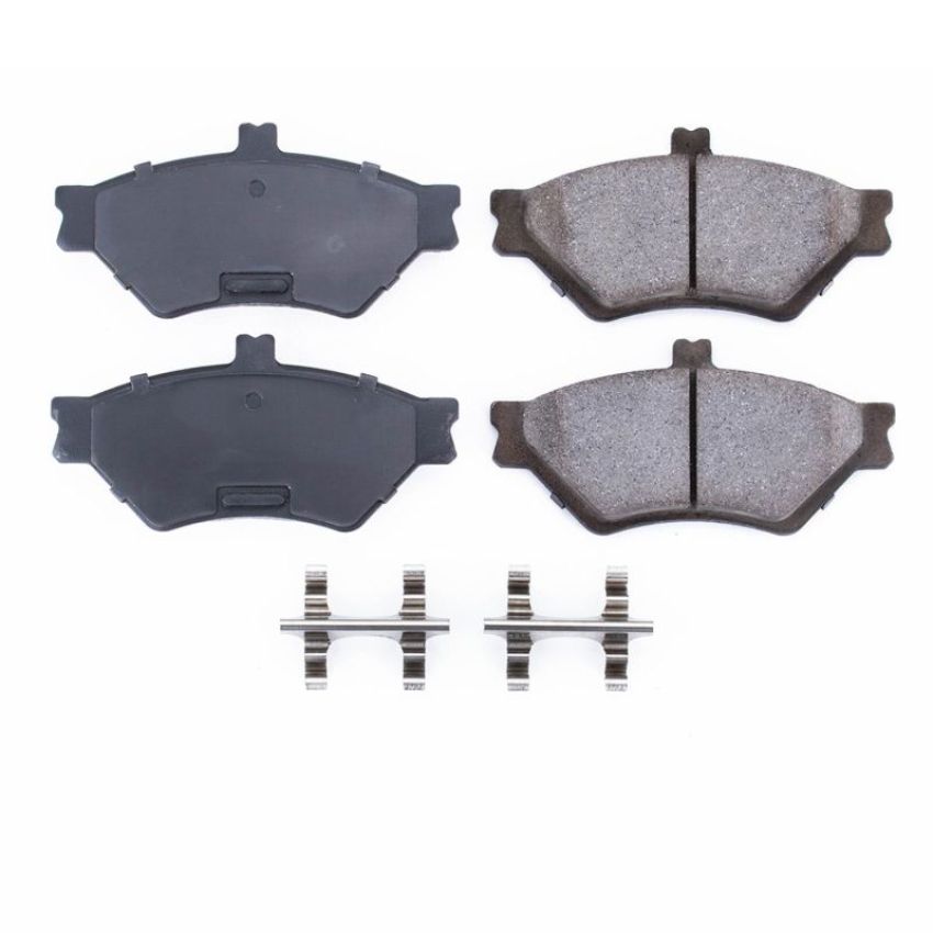 PowerStop 17-659 PowerStop - Z17 Low-Dust Ceramic Brake Pads with Hardware
