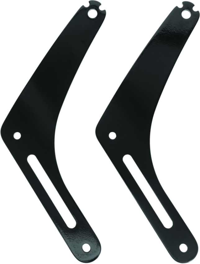 Kuryakyn 7086 Fixed Mounts Multi-Purpose Driver & Passenger Backrest 18-Up Softail Black