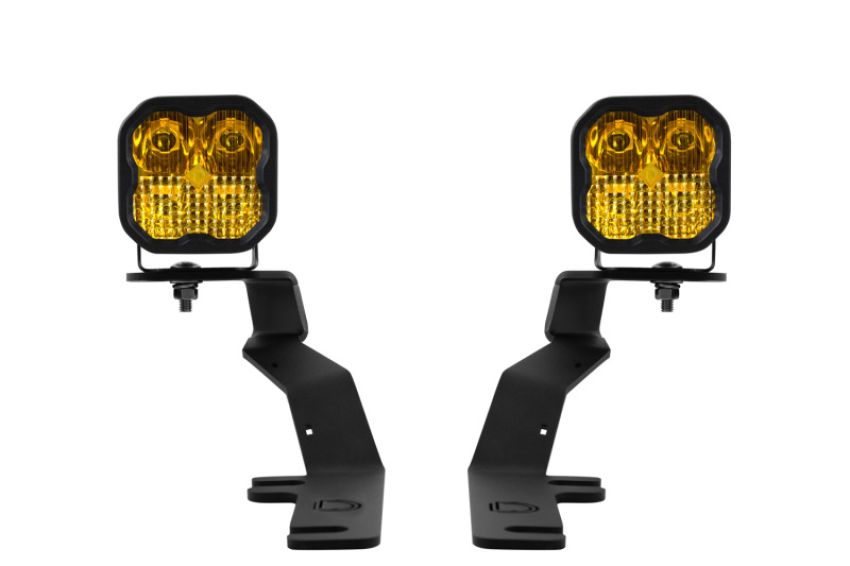 Diode Dynamics DD6570 15-20 Ford F-150/Raptor Pro SS3 LED Ditch Light Kit - Yellow Combo