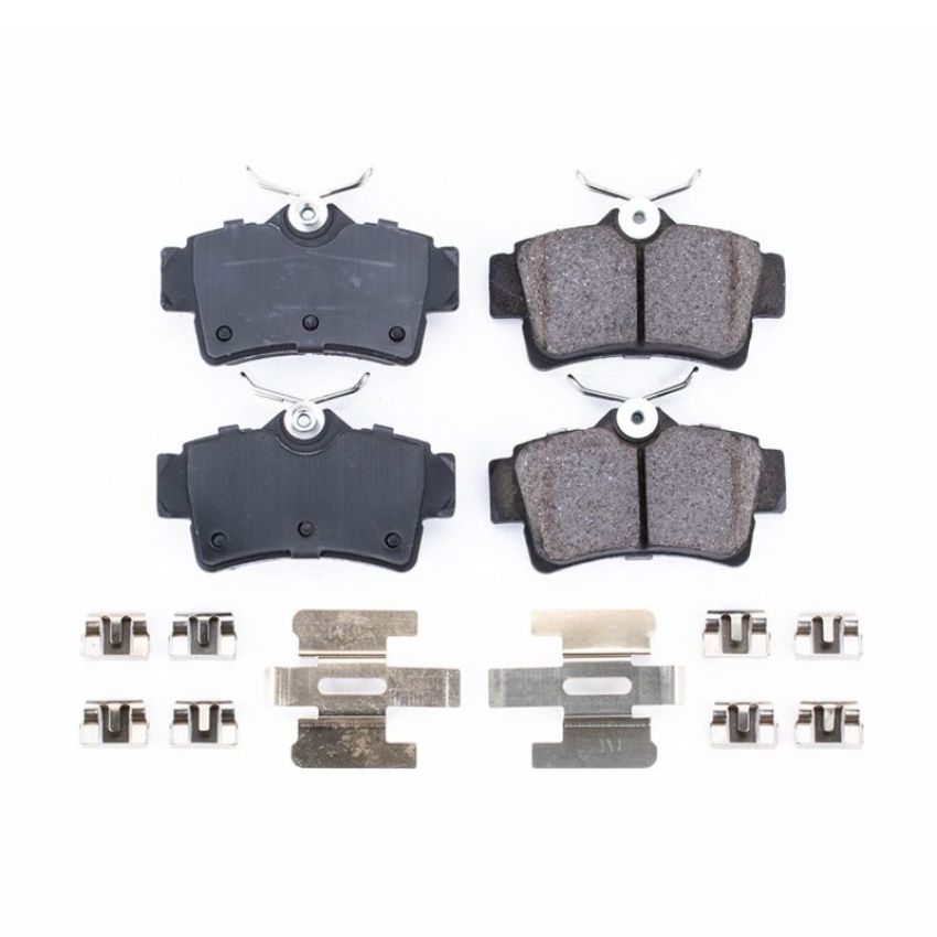 PowerStop 17-627 PowerStop - Z17 Low-Dust Ceramic Brake Pads with Hardware