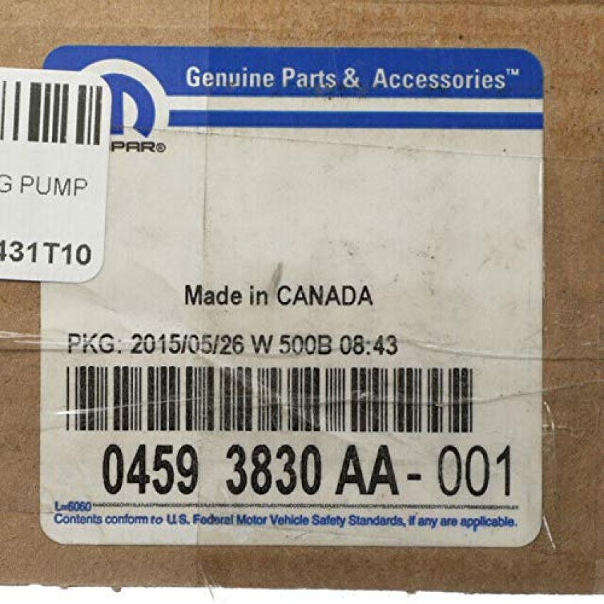 Mopar 4593830AA Original Equipment Power Steering Pump Pulley