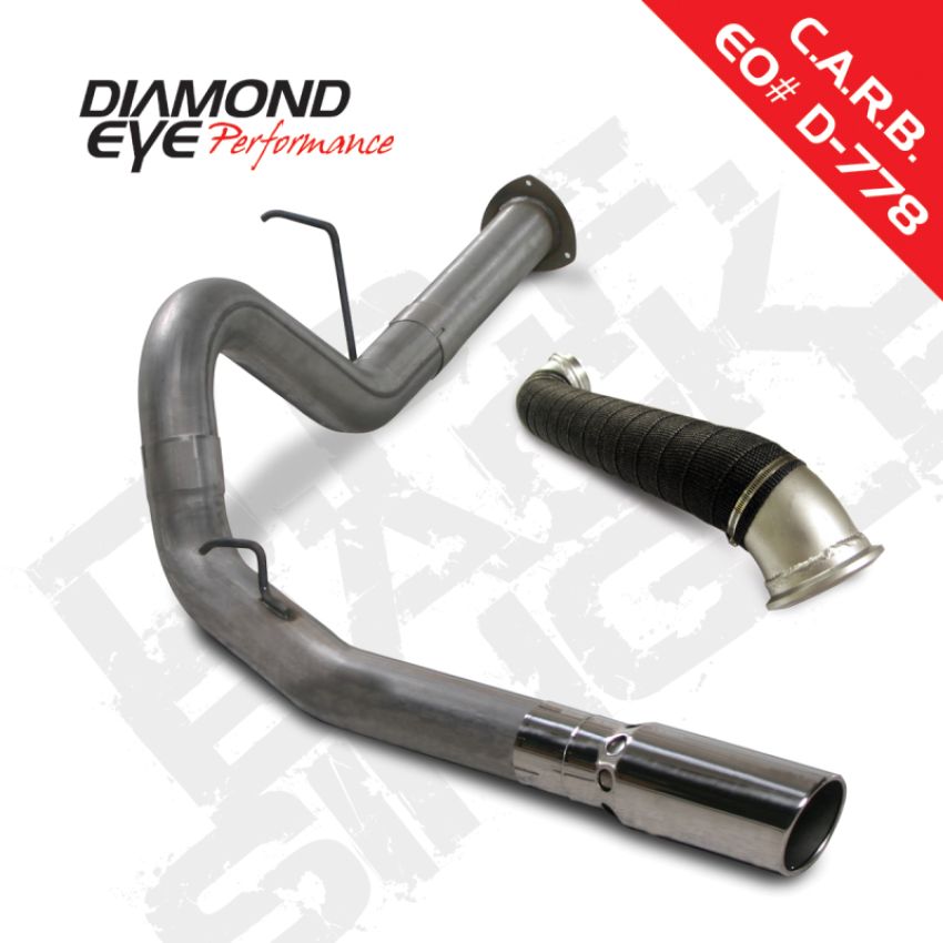 Diamond Eye Performance K4129S Diamond Eye KIT 4in DPF-BACK SGL w/ TDP SS 07.5-10 Chevy/GMC 6.6L Duramax 2500/3500