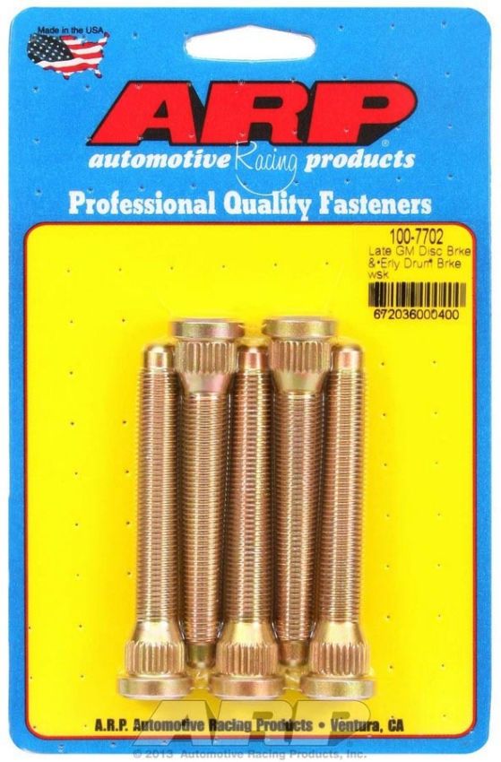 ARP ARP100-7702 Wheel Stud Kit - 7/16-20 3.200/.580 Knurl (5)