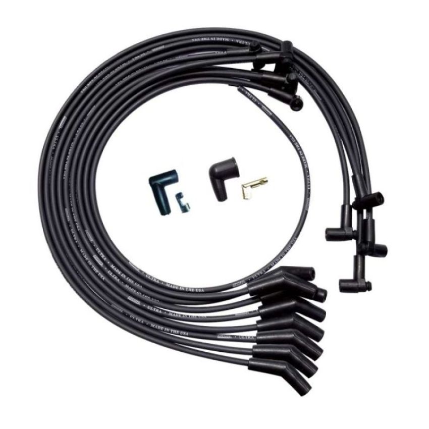 MOROSO MOR51030 Ultra Plug Wire Set SBC Under V/C Black