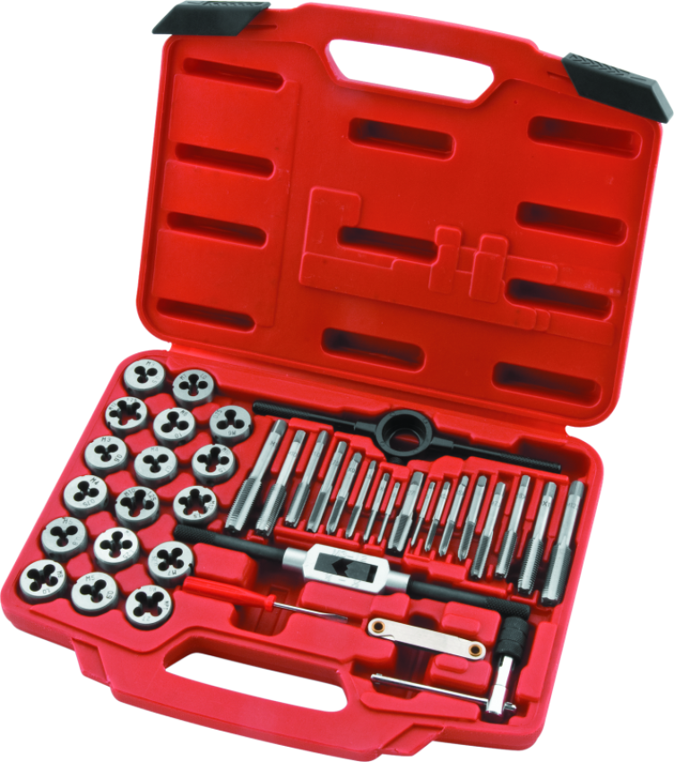 BikeMaster 151880 40-pc Tap and Die Wrench Set - Metric