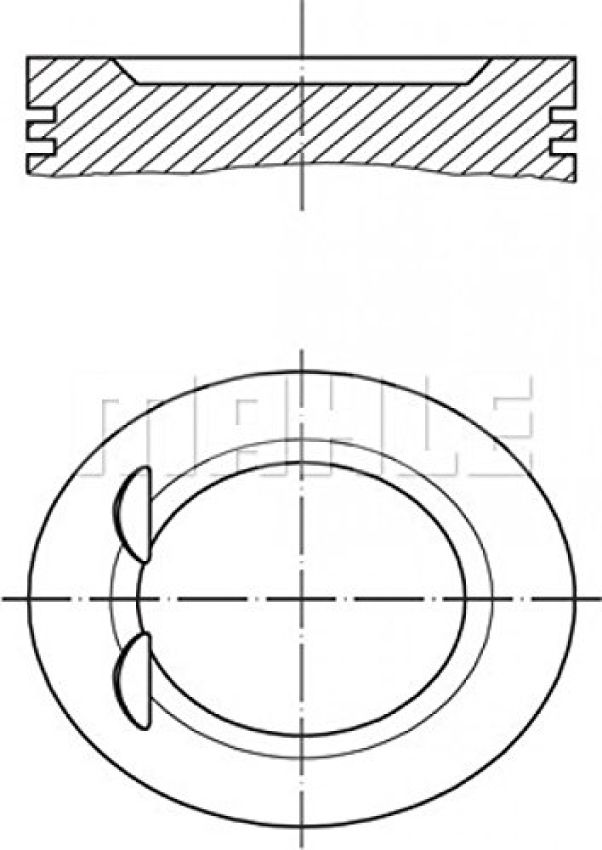 MAHLE 001 06 01 Engine Piston