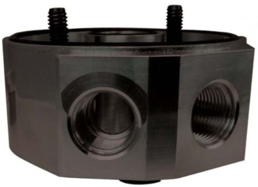 Moroso 23705 Chevrolet Big Block Gen V/VI Oil Filter Adapter - Oil Cooler