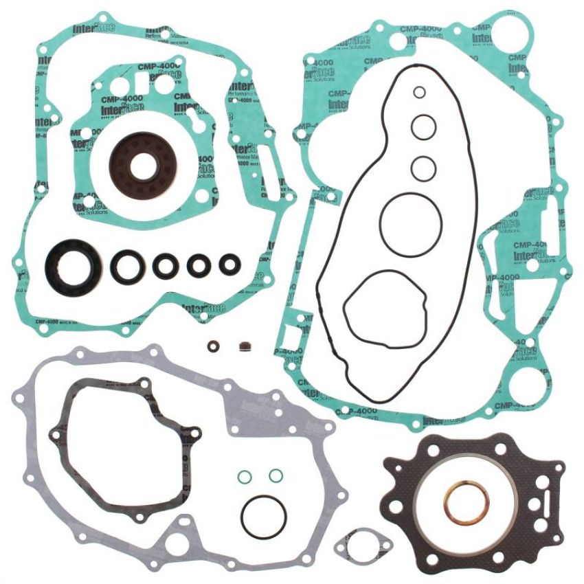 Vertex Pistons 811859 Vertex Gaskets 98-01 Honda TRX450ES Complete Gasket Kit w/ Oil Seals