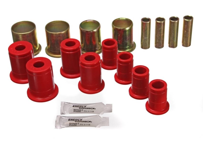Energy Suspension 3.3119R Universal Red Control Arm Bushing Set - Complete Set