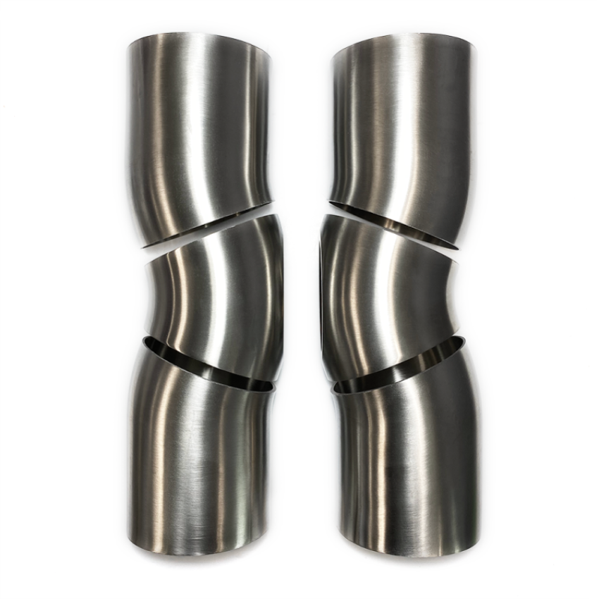 Stainless Bros 622-06363-9003 SS304 Collector 2.5in X-Pipe (Small Crossover) Weld Kit