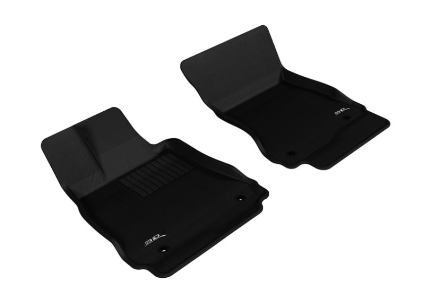 3D MAXpider 2007-2013 Mercedes-Benz S-Class W221 Kagu 1st Row Floormat - Black