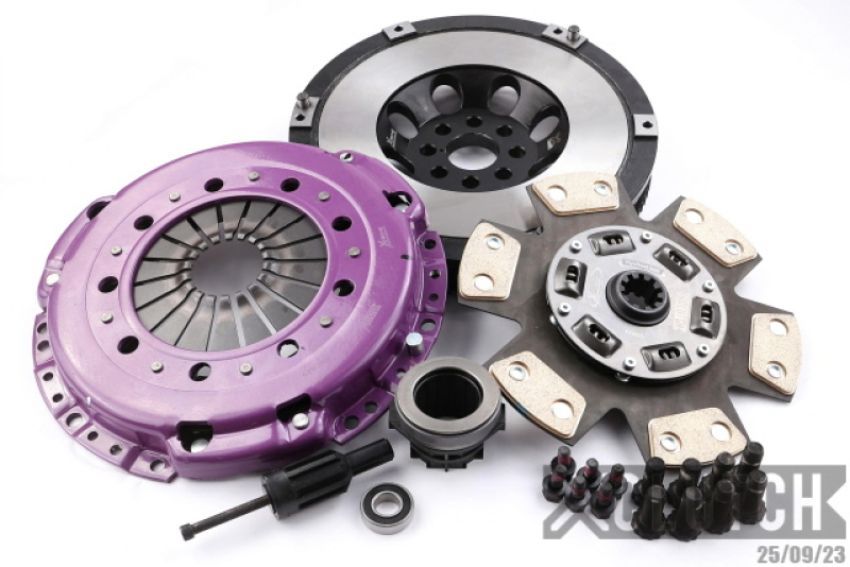 XCLUTCH XKBM24508-1B 01-03 BMW 325Ci Base 2.5L Stage 2 Sprung Ceramic Clutch Kit