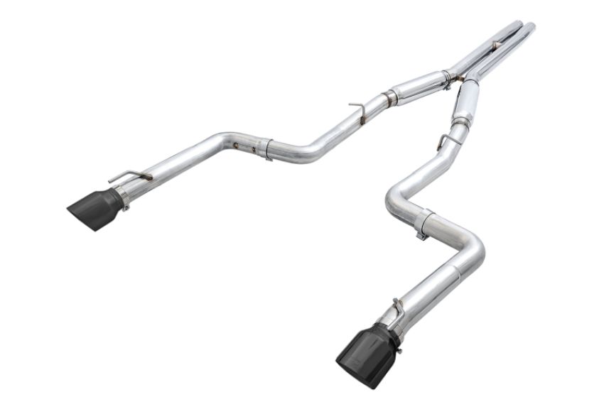 AWE Tuning 3015-33134 2017+ Dodge Charger 5.7L Track Edition Exhaust - Diamond Black Tips