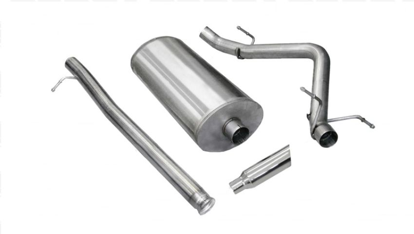 CORSA Performance 24920 Corsa 2009-2013 Chevrolet Silverado Reg. Cab/Std. Bed 1500 4.8L V8 Polished Sport Cat-Back Exhaust